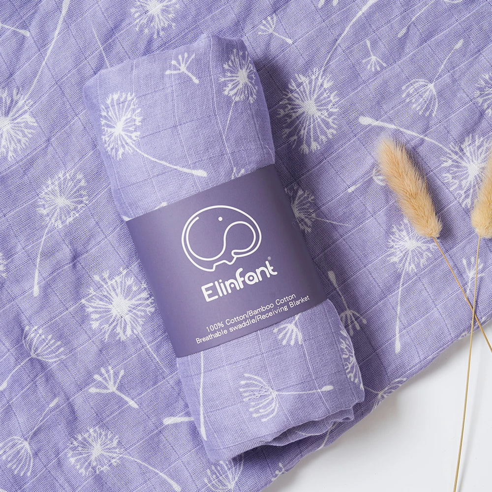 Manta de Algodão Estampada para Bebê Liz