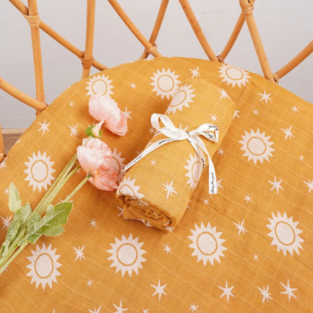 Manta de Algodão Estampada para Bebê Liz