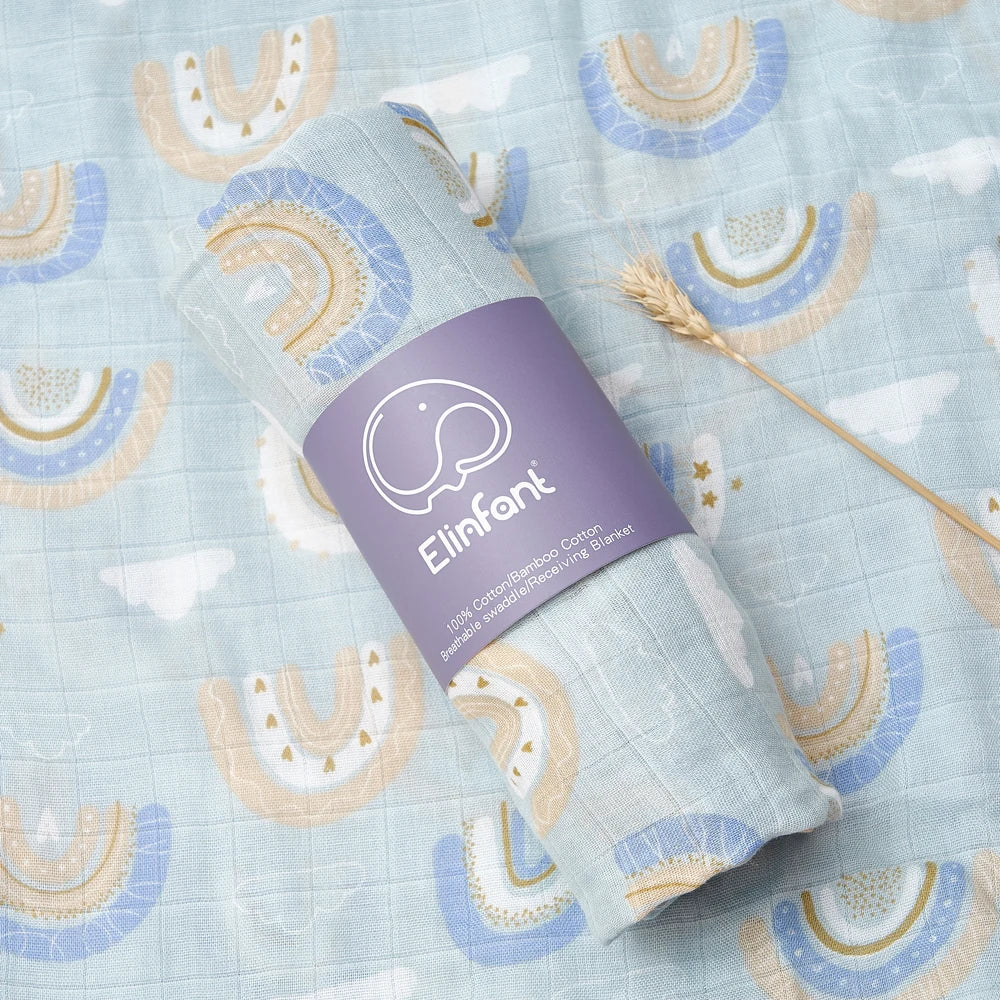 Manta de Algodão Estampada para Bebê Liz