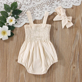 Body Bebê com Faixa de Cabelo Íris