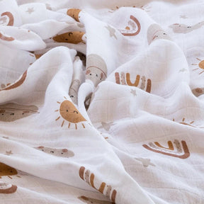 Manta de Algodão Estampada para Bebê Liz
