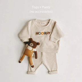 Conjunto de Moletom Bebê Hooray
