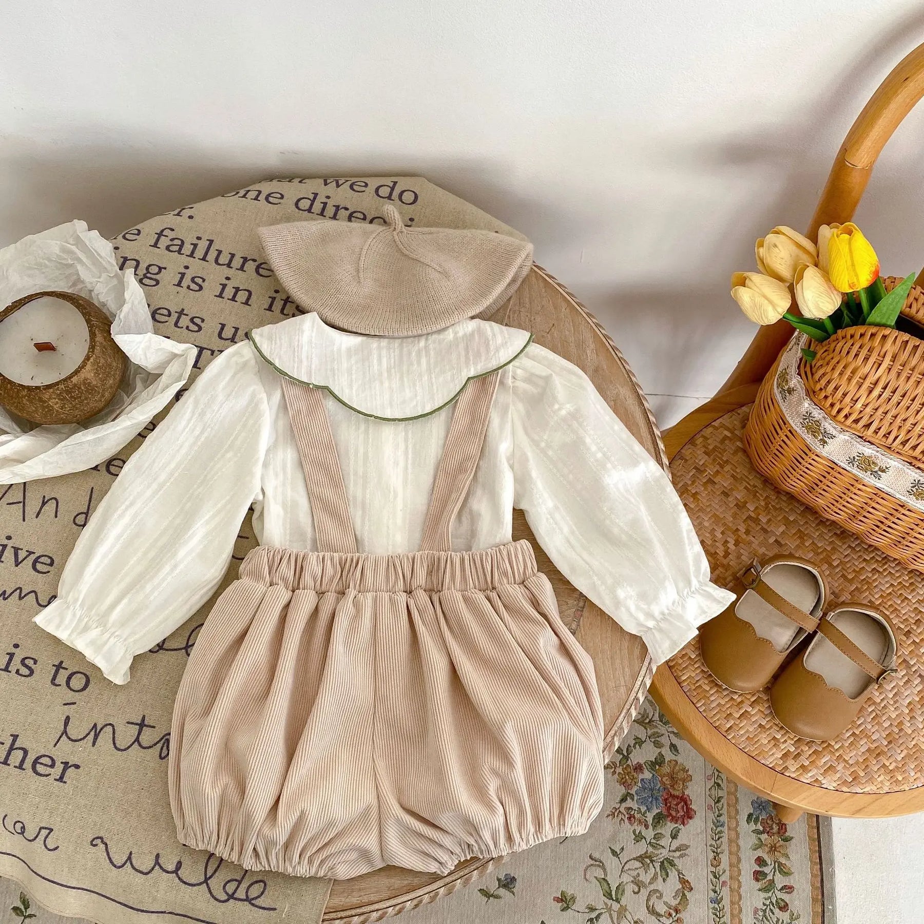 Conjunto Bordado Bebê Mush