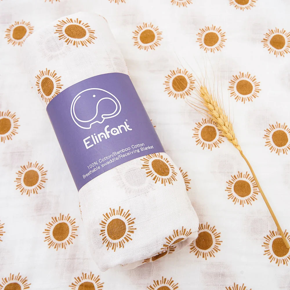 Manta de Algodão Estampada para Bebê Liz