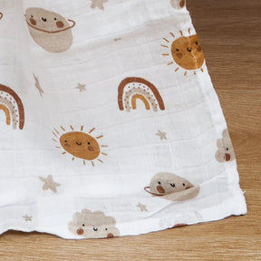 Manta de Algodão Estampada para Bebê Liz