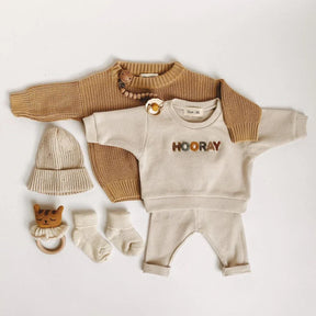 Conjunto de Moletom Bebê Hooray