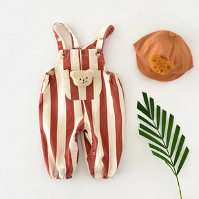 Jardineira Bebê Pequeno Urso