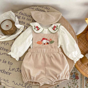 Conjunto Bordado Bebê Mush
