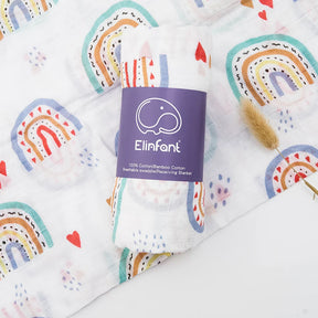 Manta de Algodão Estampada para Bebê Liz