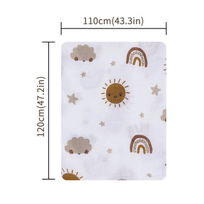 Manta de Algodão Estampada para Bebê Liz