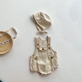 Jardineira com Chapéu Bebê Veraneio