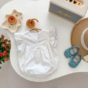 Body Bebê Bordado Coelito
