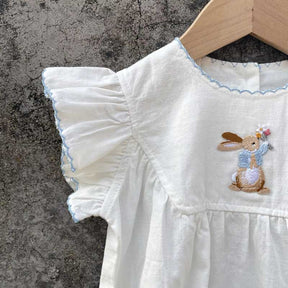 Body Bebê Bordado Coelito