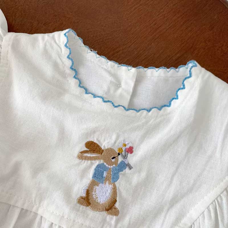 Body Bebê Bordado Coelito